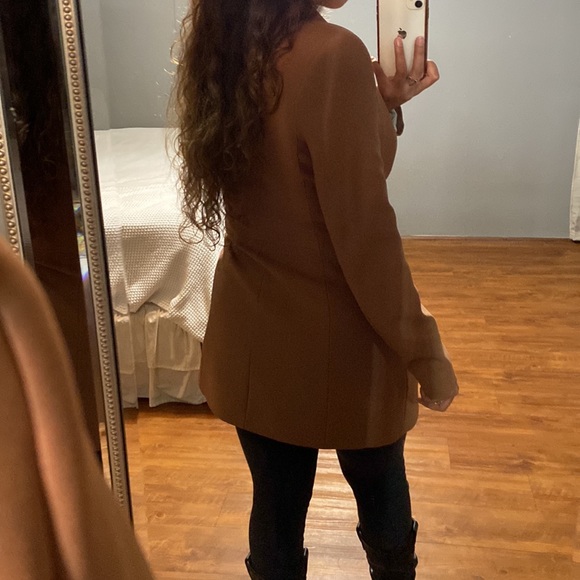Brown Zara blazer coat/ Blazer Dress - Picture 8 of 12